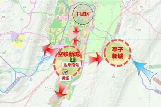 大竹城市规划发展是什么样子为什么要北上